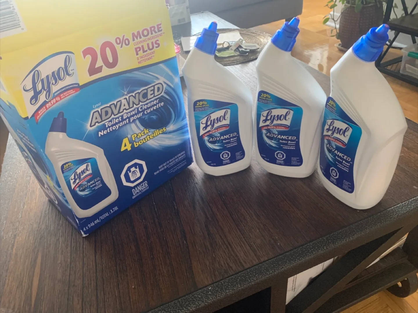 Lysol Advanced Toilet Bowl Cleaner 3-Pack thumbnail