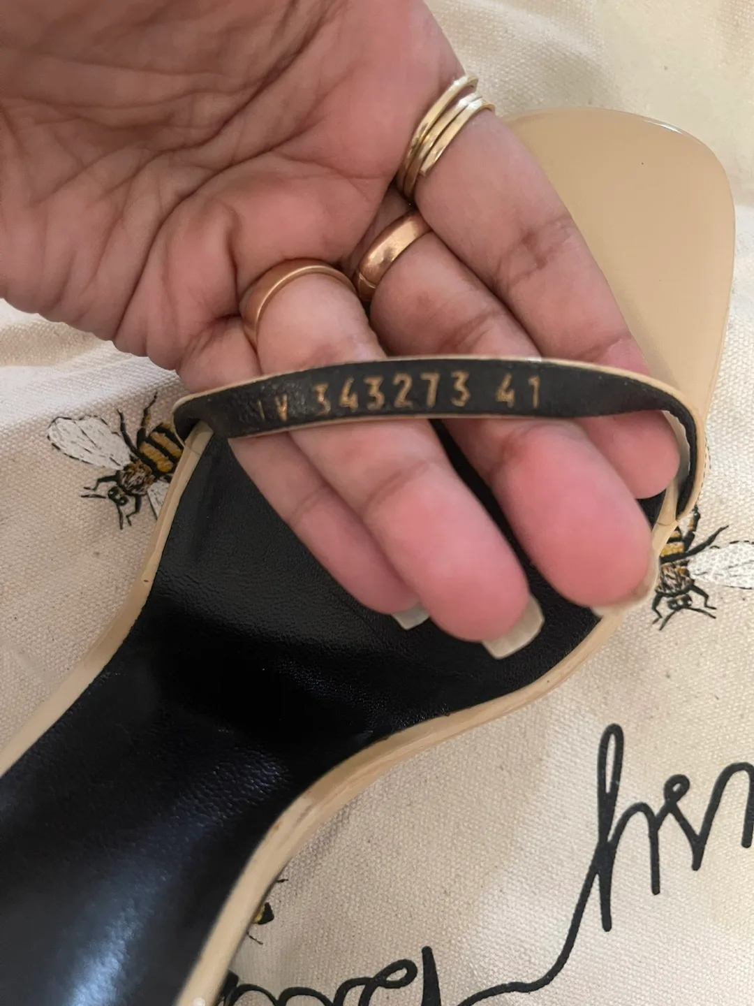 Saint Laurent -authentic nude/beige colour Heels - Size 81/2 image indicator(2)