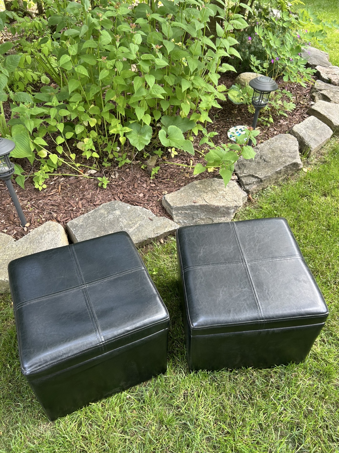 Storage Ottoman - Black