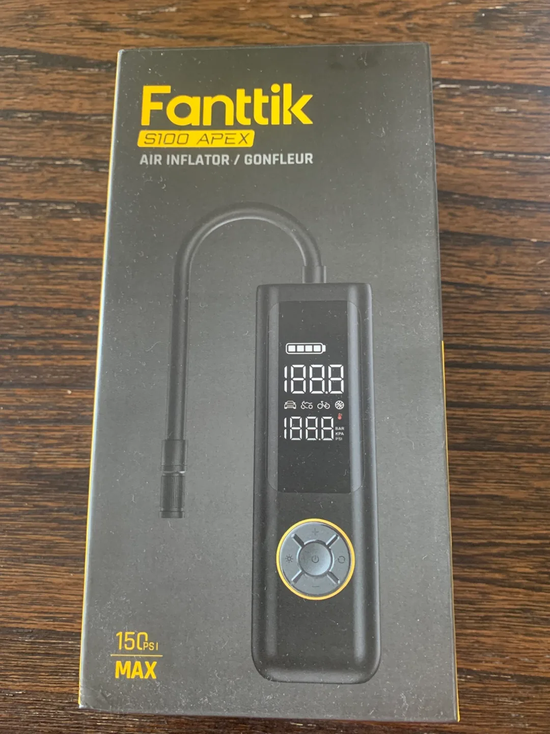 Fanttik S100 Apex Air Inflator - New in Box! thumbnail