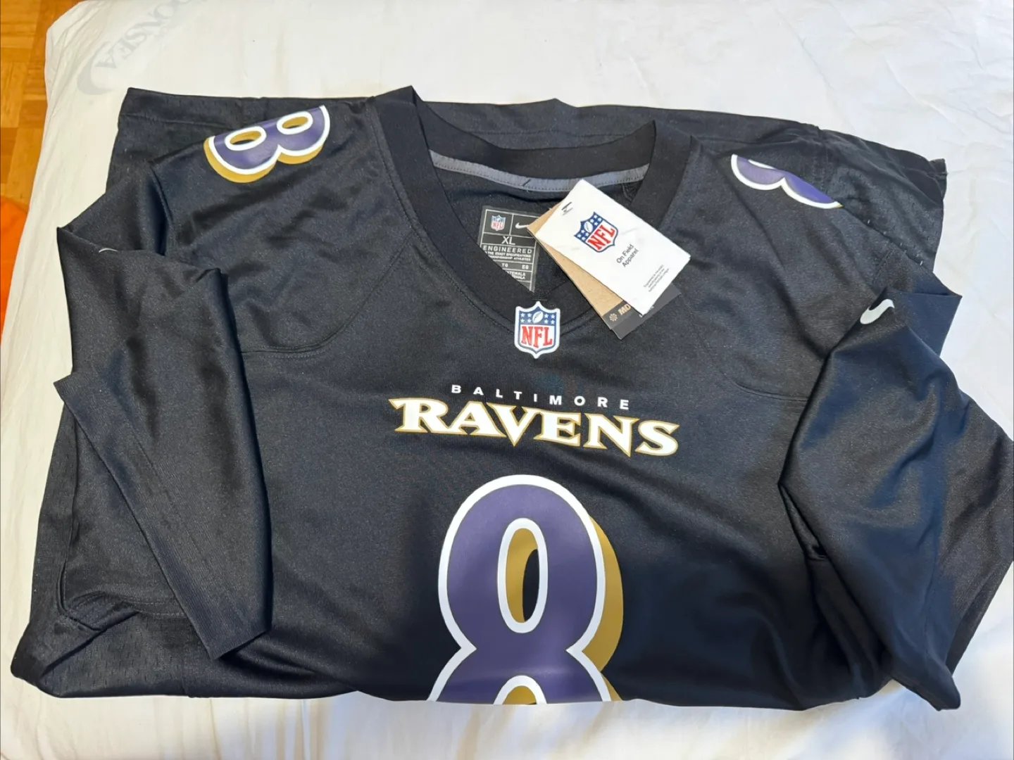 Brand New Nike Baltimore Ravens Lamar Jackson #8 Jersey thumbnail