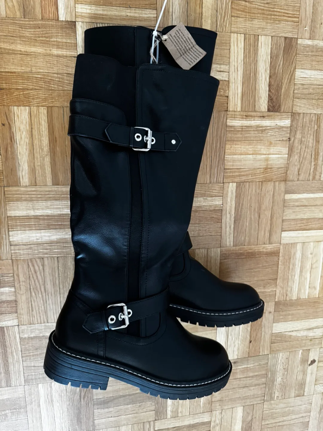 Black Knee High Boots image indicator(4)