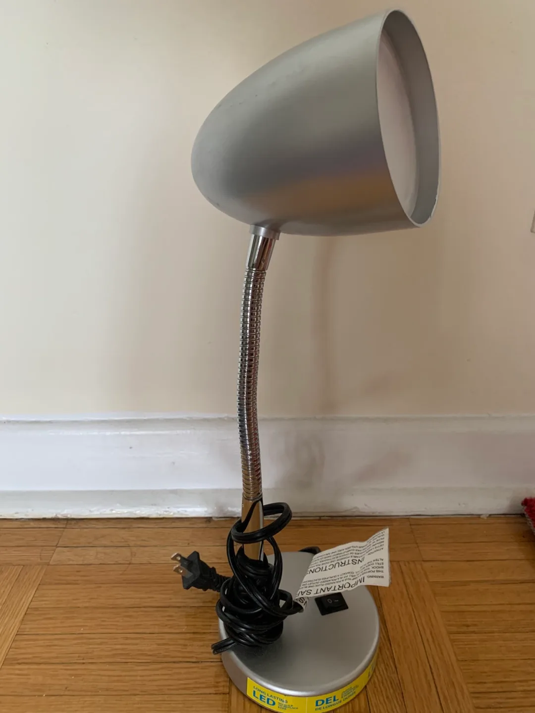 Silver Desk Lamp thumbnail