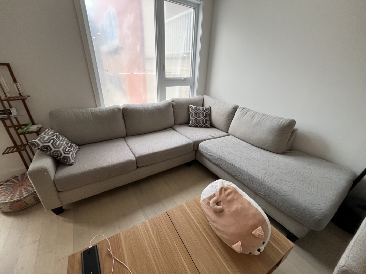 Sectional Sofa - Light Grey