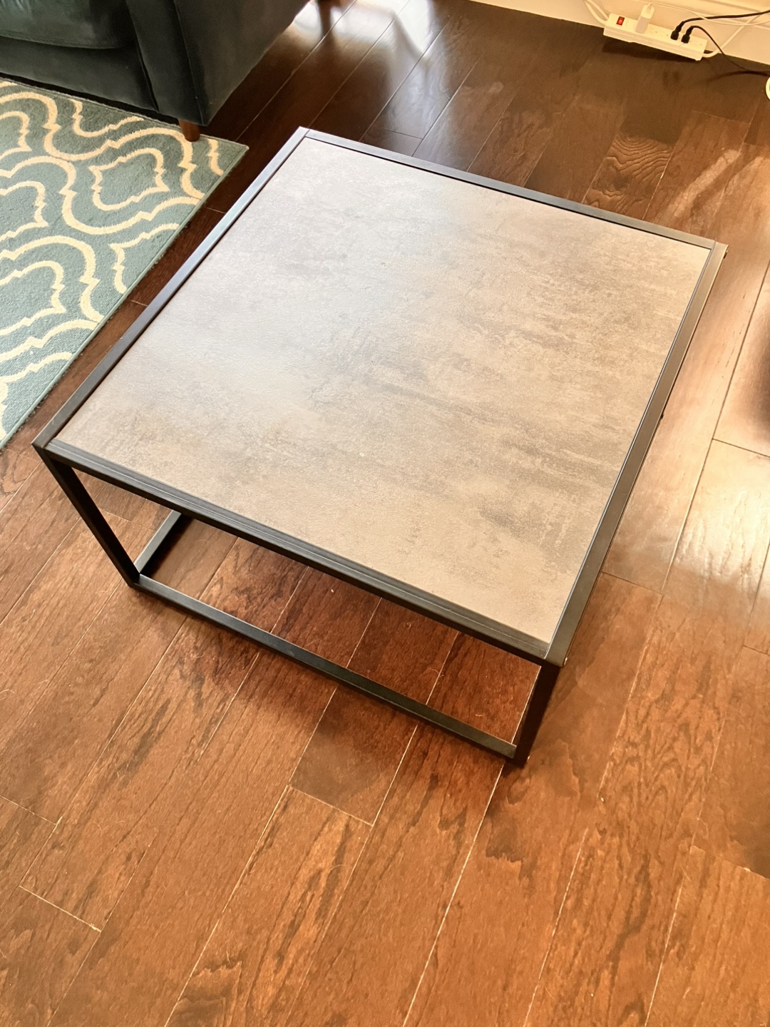 Square Gray Coffee Table