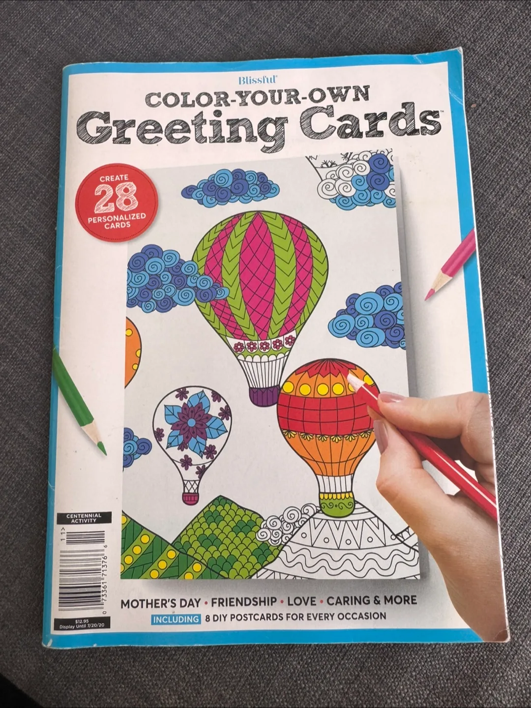 Color-Your-Own Greeting Cards Book thumbnail