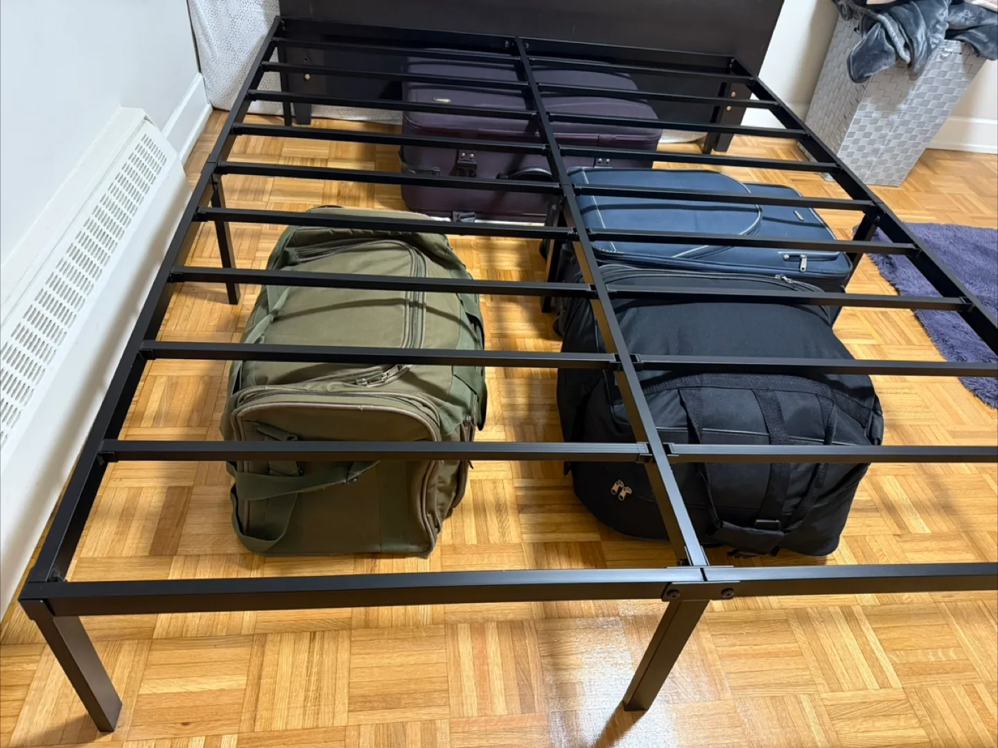 Metal Bed Frame - Black thumbnail
