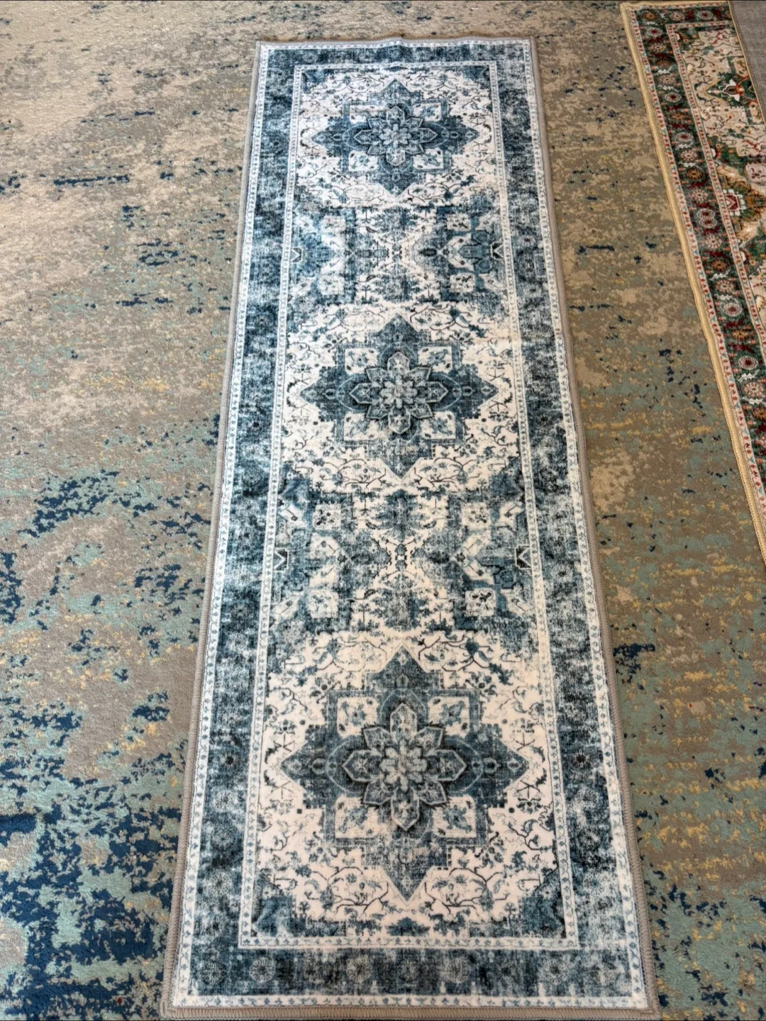 New soft Runner Rug 2x6, blue thumbnail