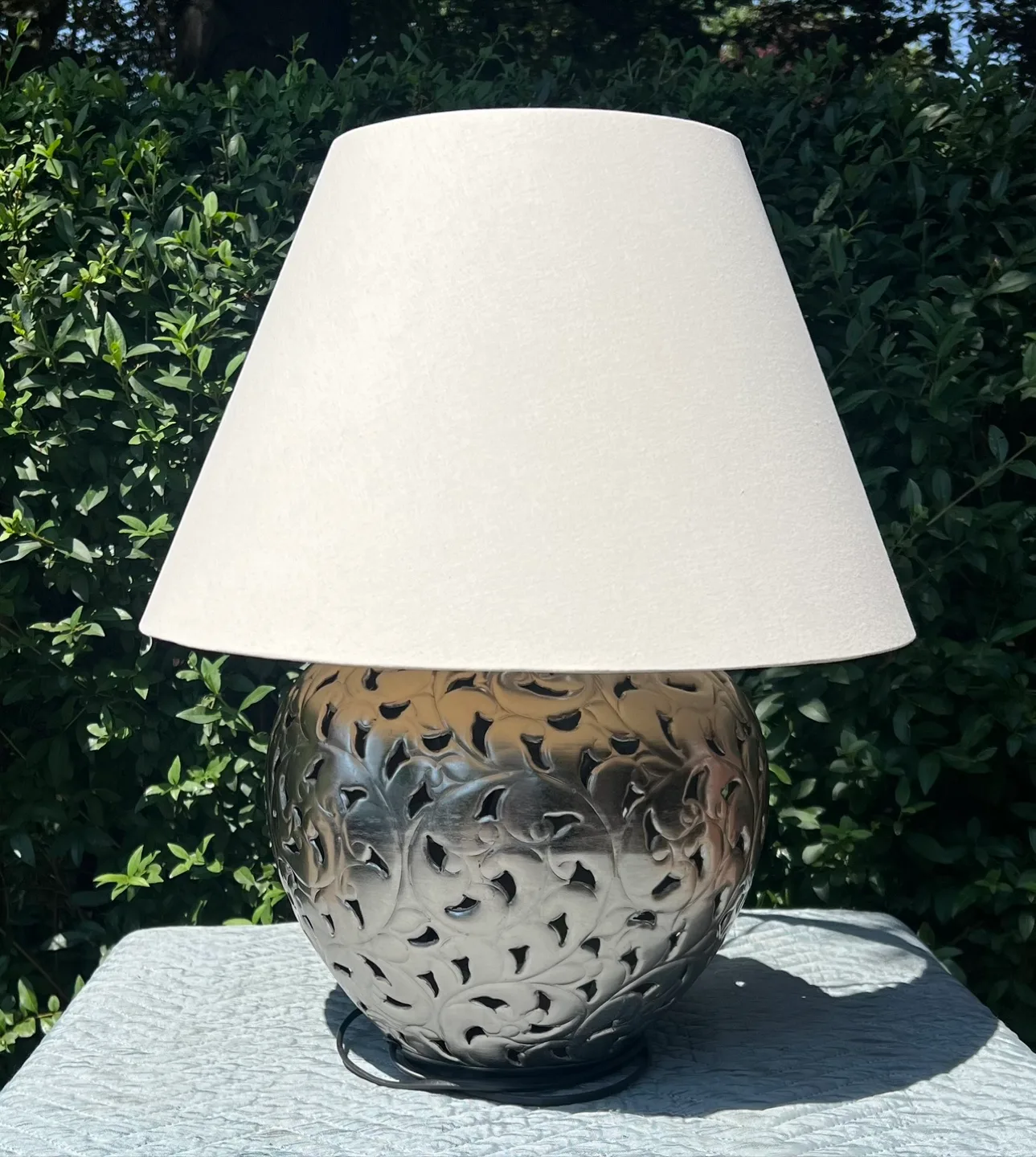 Table Lamp 21” High & 12” Diameter thumbnail