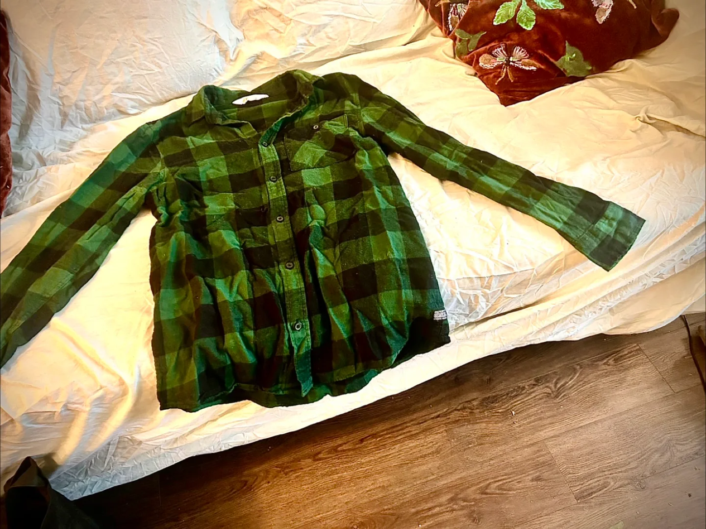 Green & Black Flannel Shirt thumbnail