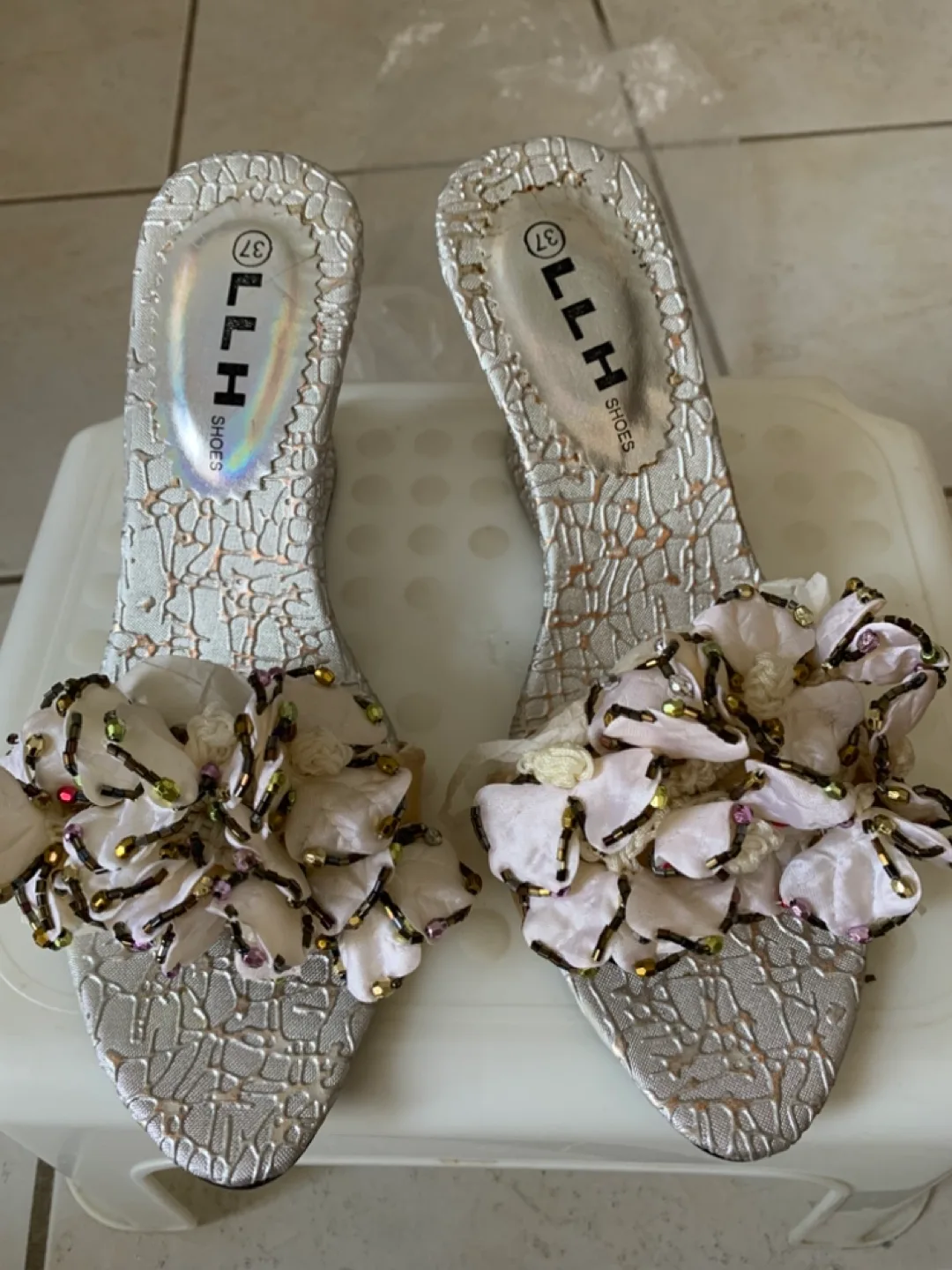 LLH Silver Sandals - thumbnail