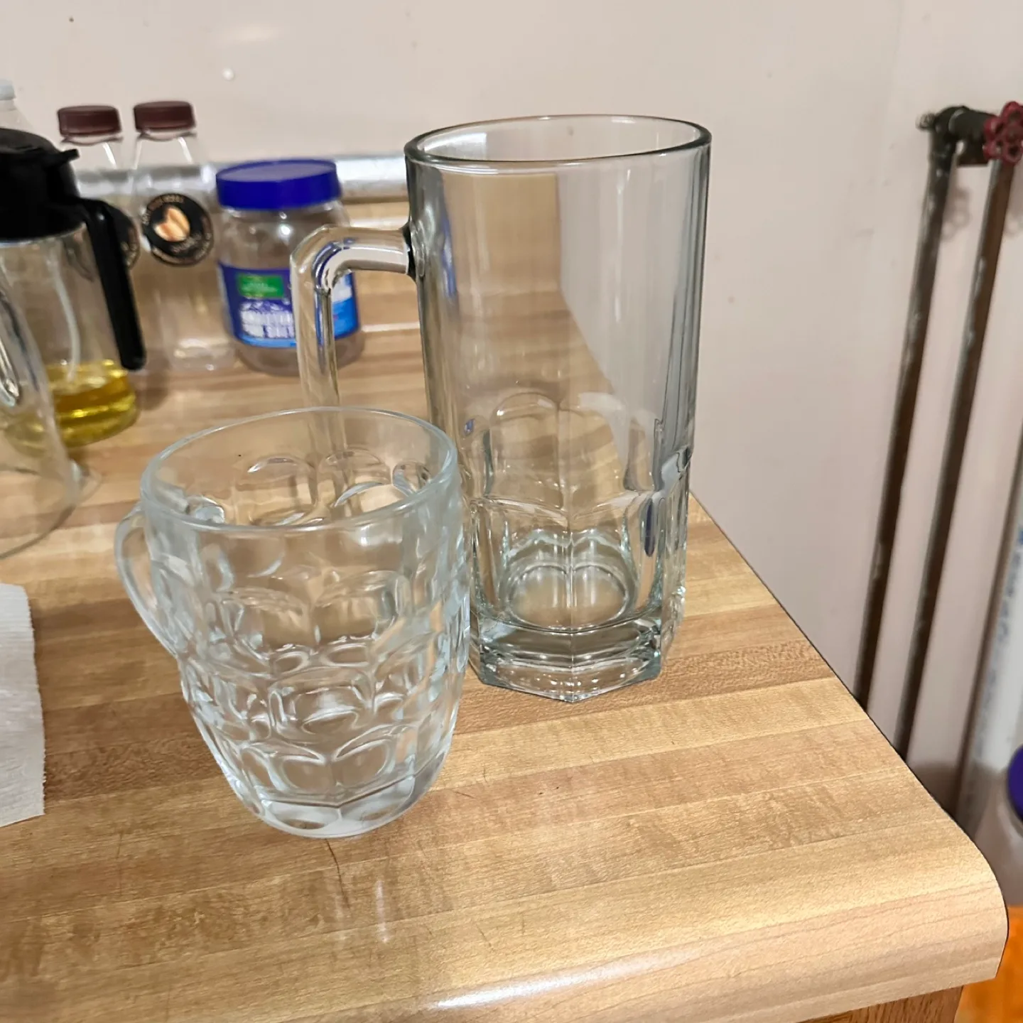 Two Glass Beer Mugs image indicator(2)
