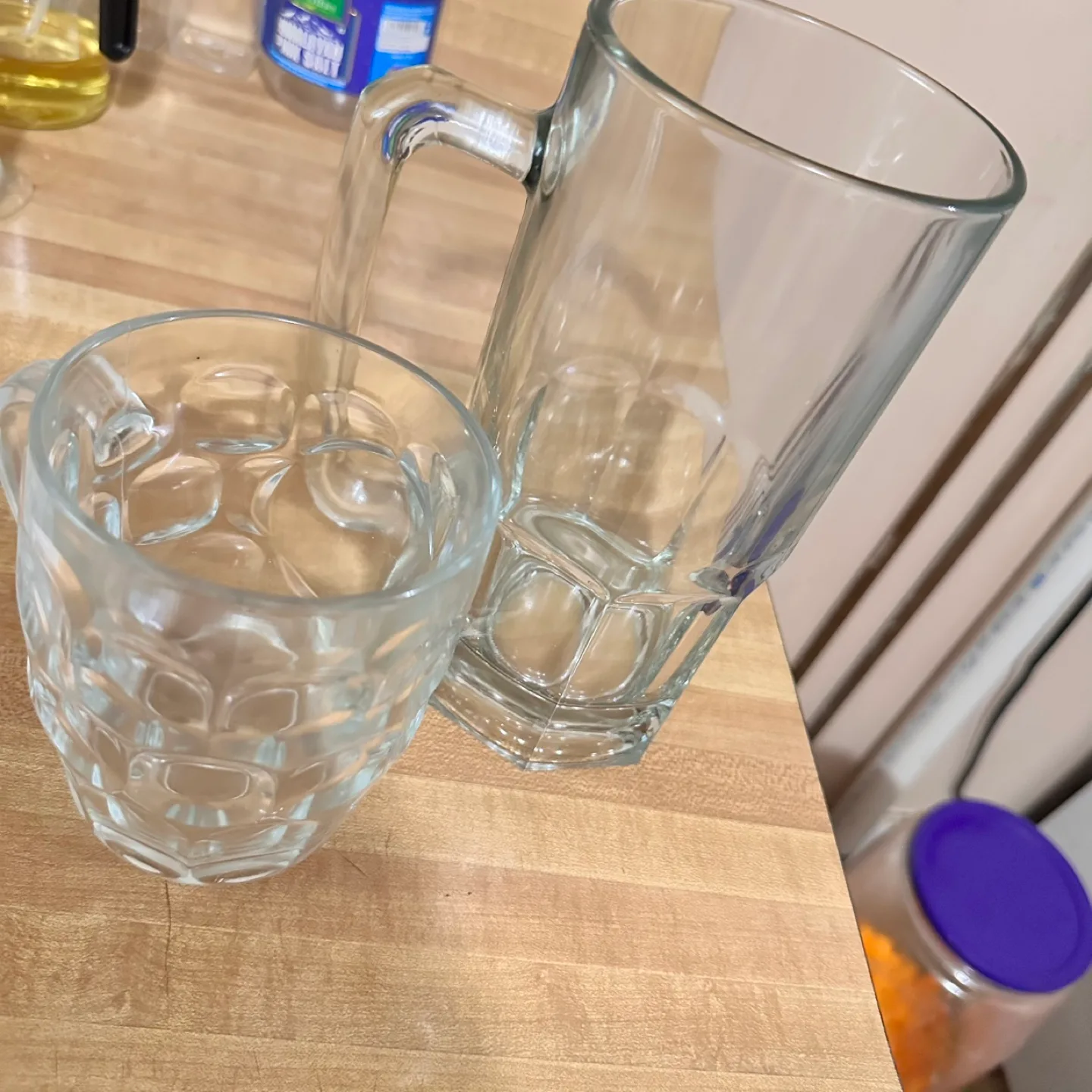 Two Glass Beer Mugs image indicator(4)