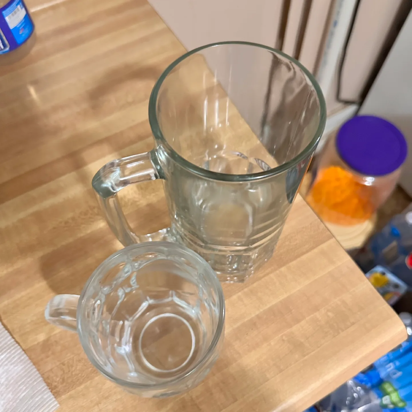 Two Glass Beer Mugs image indicator(3)