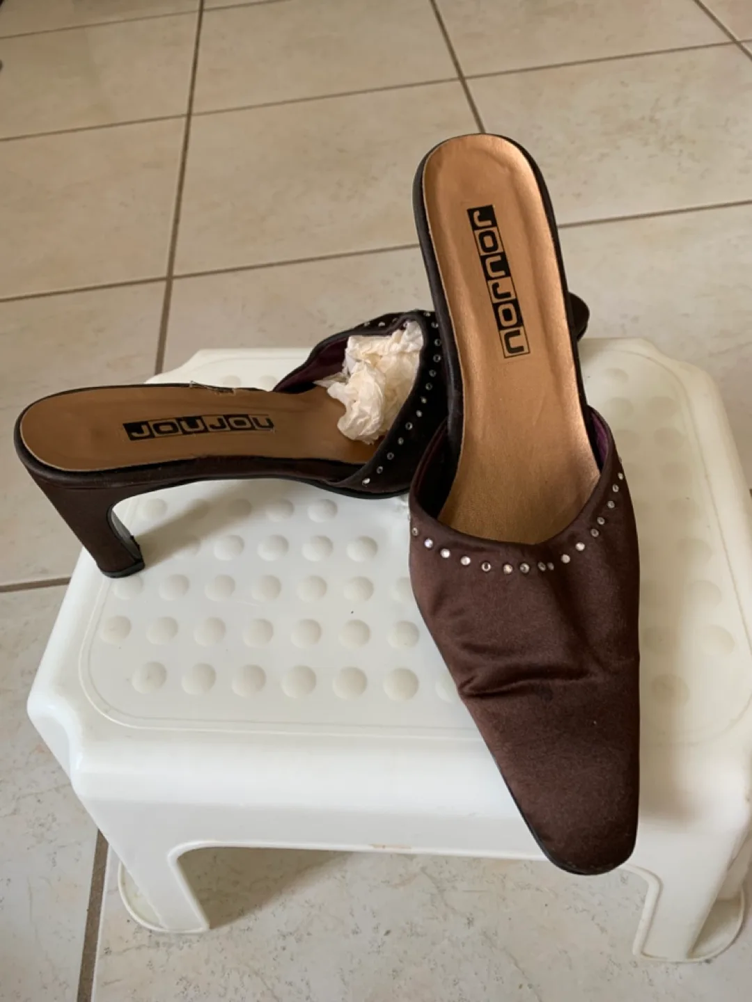 Jorjoo Brown Heels Sandals image indicator(2)