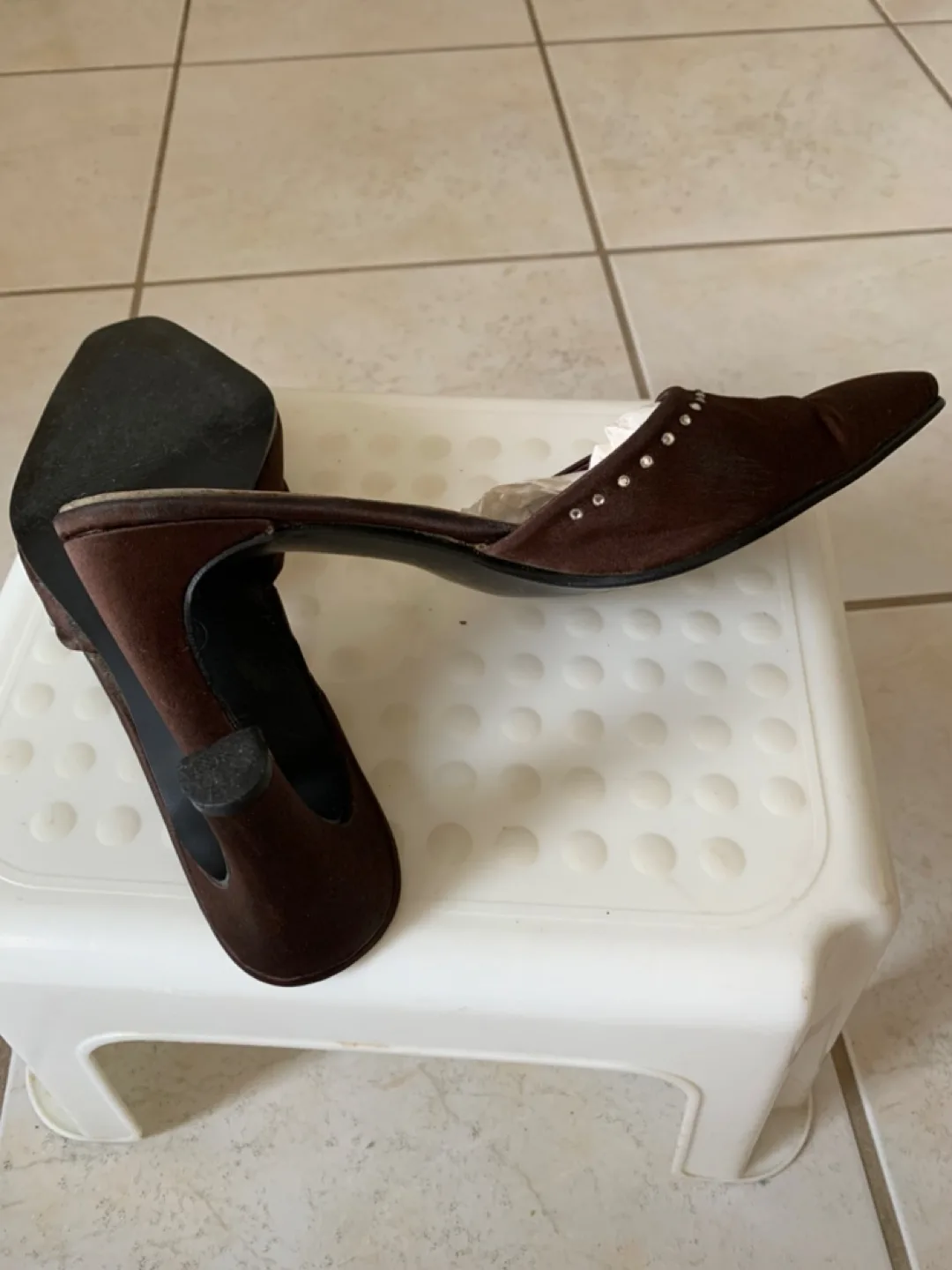 Jorjoo Brown Heels Sandals image indicator(3)