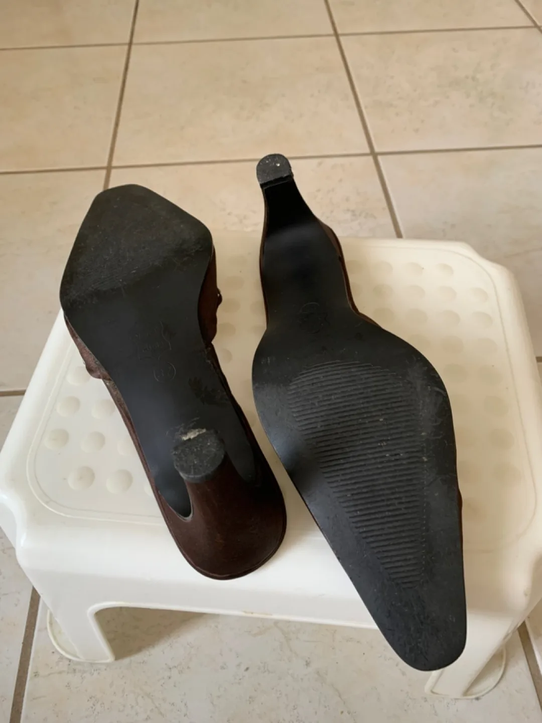 Jorjoo Brown Heels Sandals image indicator(4)