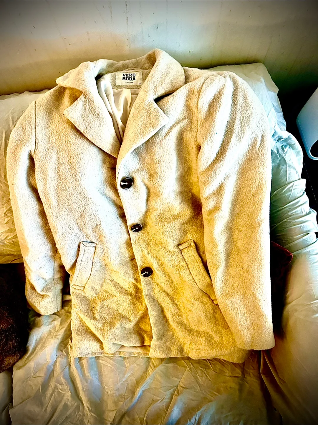 Vero Moda Beige Coat thumbnail