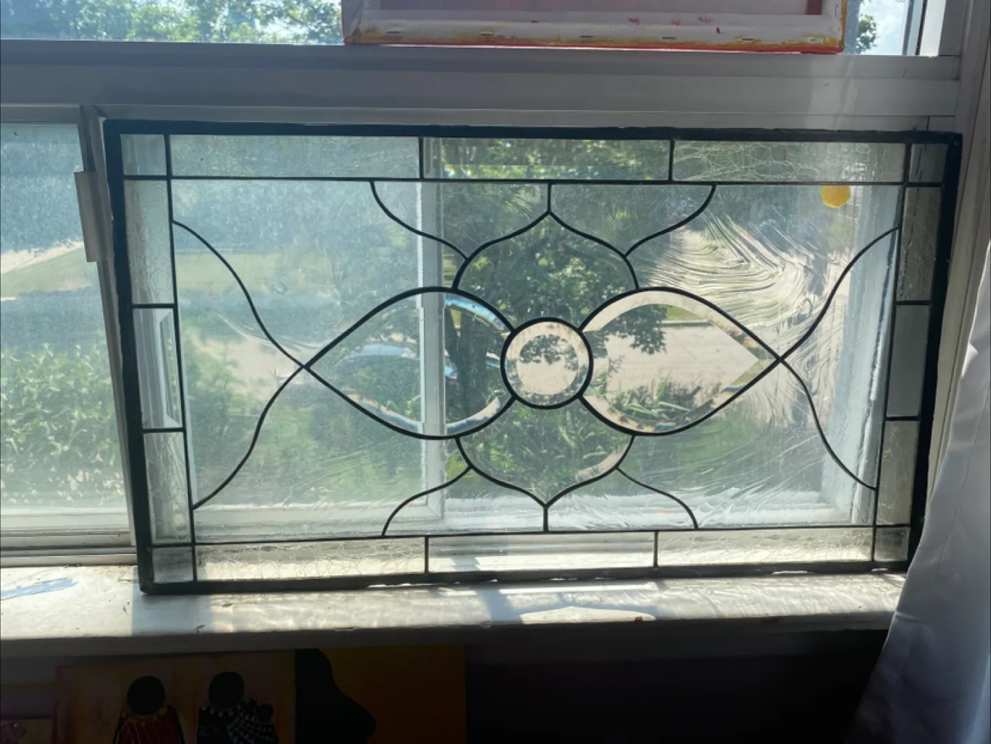 Vintage Stained Glass Window Panel thumbnail