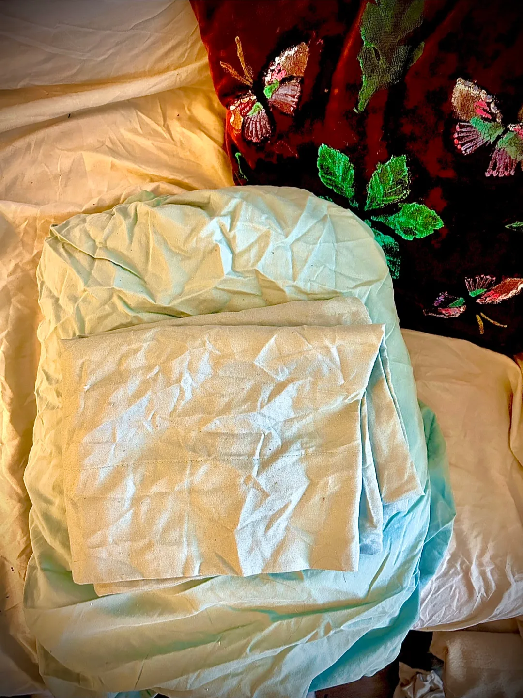 Light Blue Bed Sheet Set thumbnail