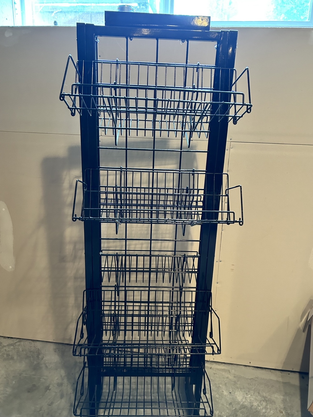 Black Metal Display Rack
