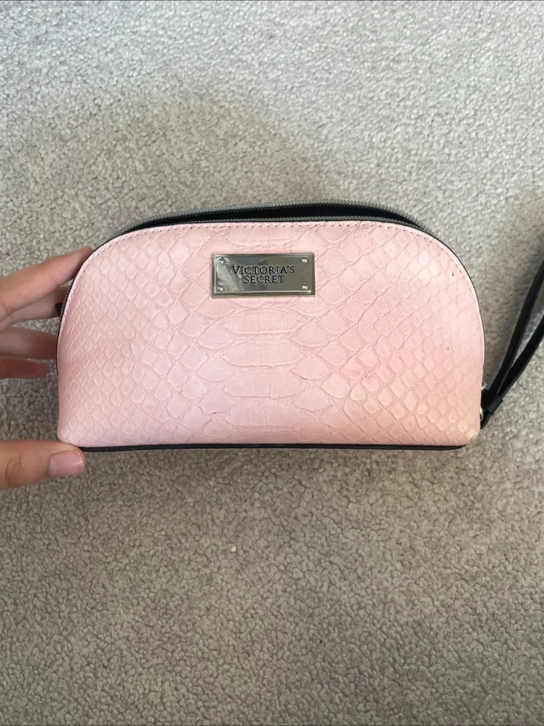 Victoria's Secret Pink Snakeskin Wristlet thumbnail