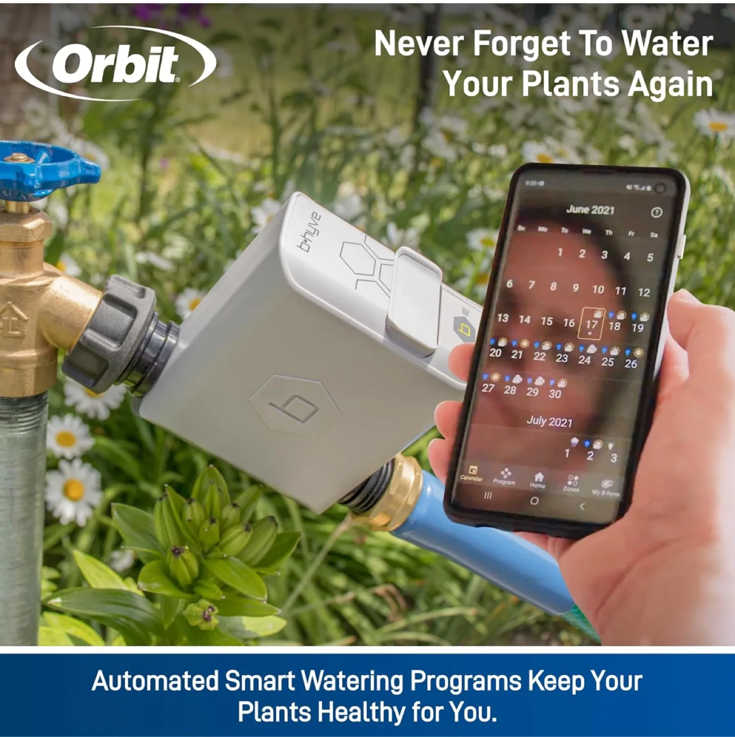 Orbit B-hyve Smart Hose Faucet Timer BNIB image indicator(6)