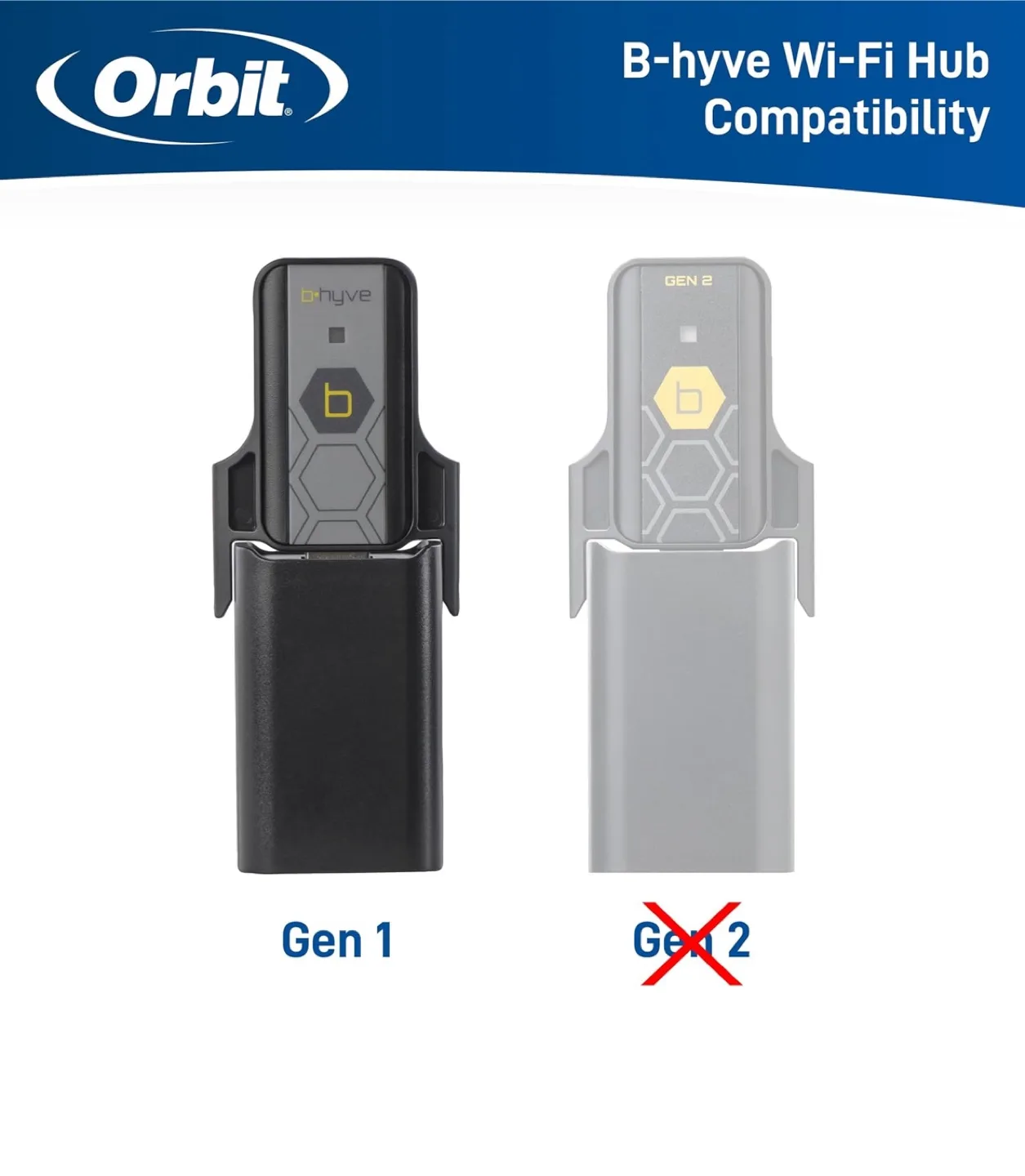 Orbit B-hyve Smart Hose Faucet Timer BNIB image indicator(4)