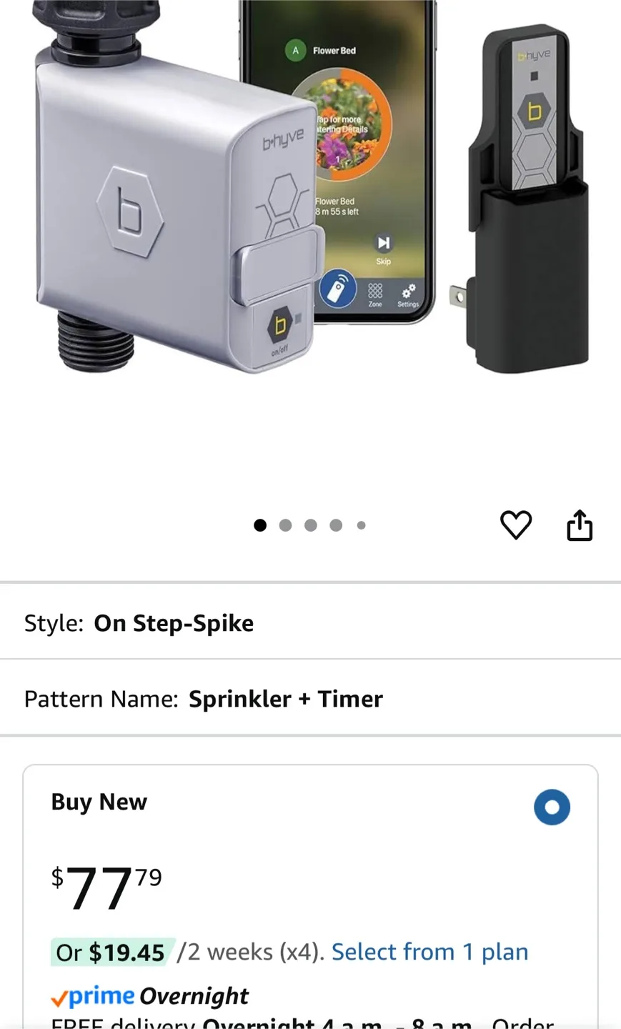 Orbit B-hyve Smart Hose Faucet Timer BNIB image indicator(9)