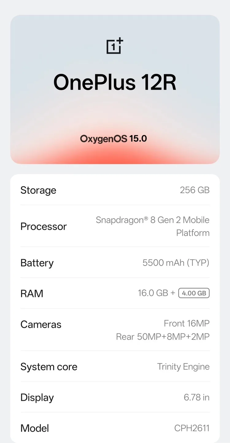OnePlus 12R - Perfect Condition w Case! image indicator(6)