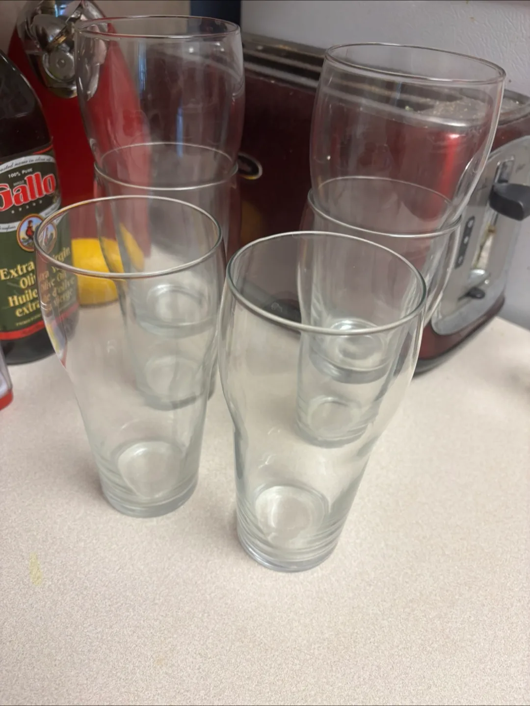 6 Drinking / Beer Pint Glasses thumbnail