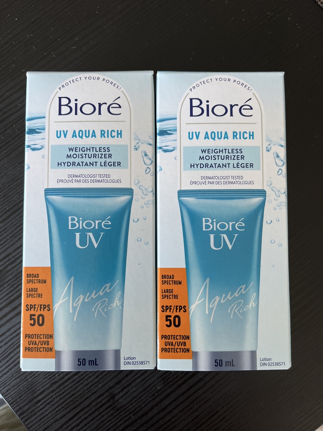 New Bioré UV Aqua Rich Weightless Moisturizer SPF 50