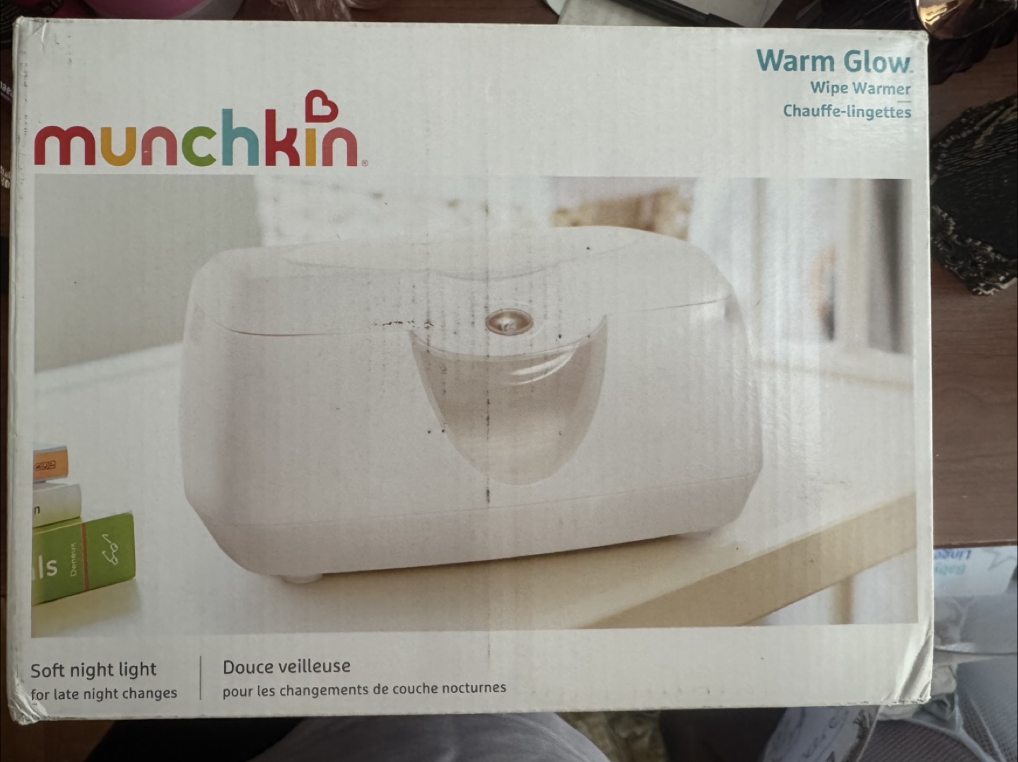 Munchkin Warm Glow Wipe Warmer - Like New!