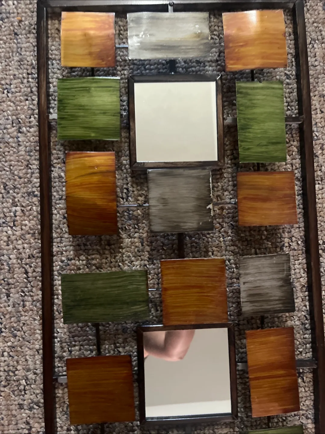 Wall Decor with Mirror Accents, 34 inches image indicator(3)