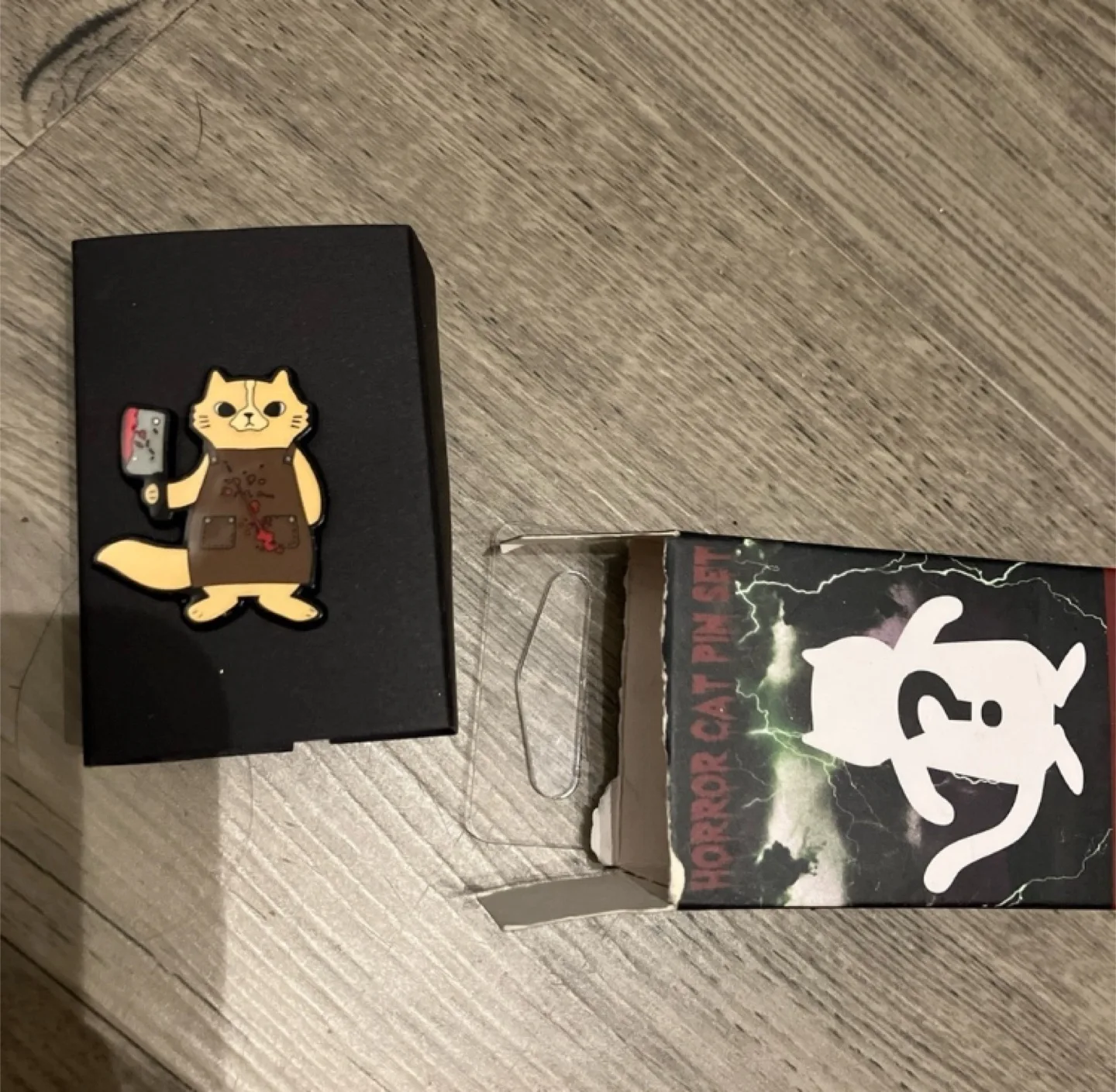 Bioworld Merch Collectable Enamel Pin Butcher Cat image indicator(2)