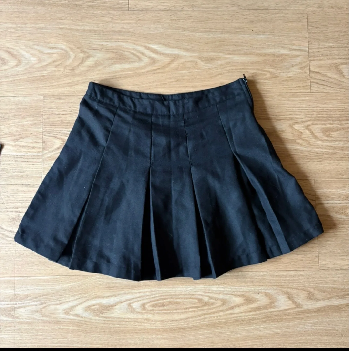 Black Pleated Mini Skirt thumbnail