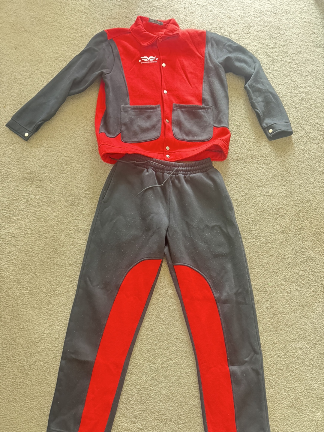 Louis Vuitton Red/Black Tracksuit - Size L - photo 2