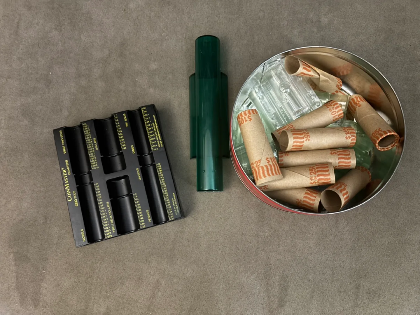 Coin Rolling Kit with Assorted Coin Rolls thumbnail