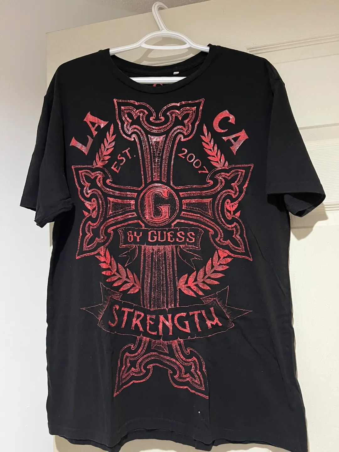 Guess Black T-Shirt - XL thumbnail
