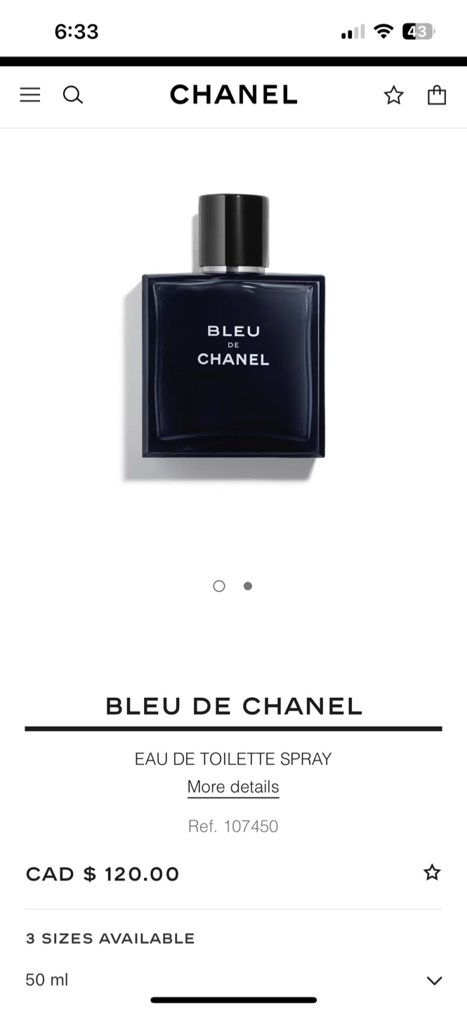 Bleu de Chanel Eau de Toilette 50ml - photo 4