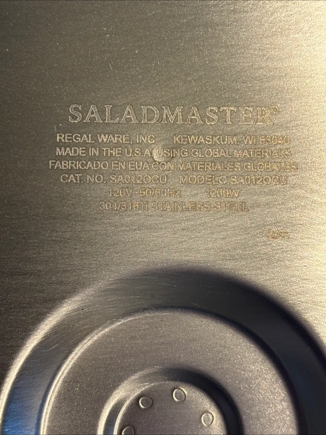 New! Saladmaster Skillet Electric image indicator(5)