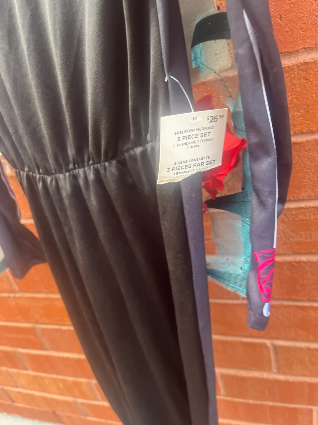 Skeleton Mermaid Costume Size L (10-12) image indicator(5)