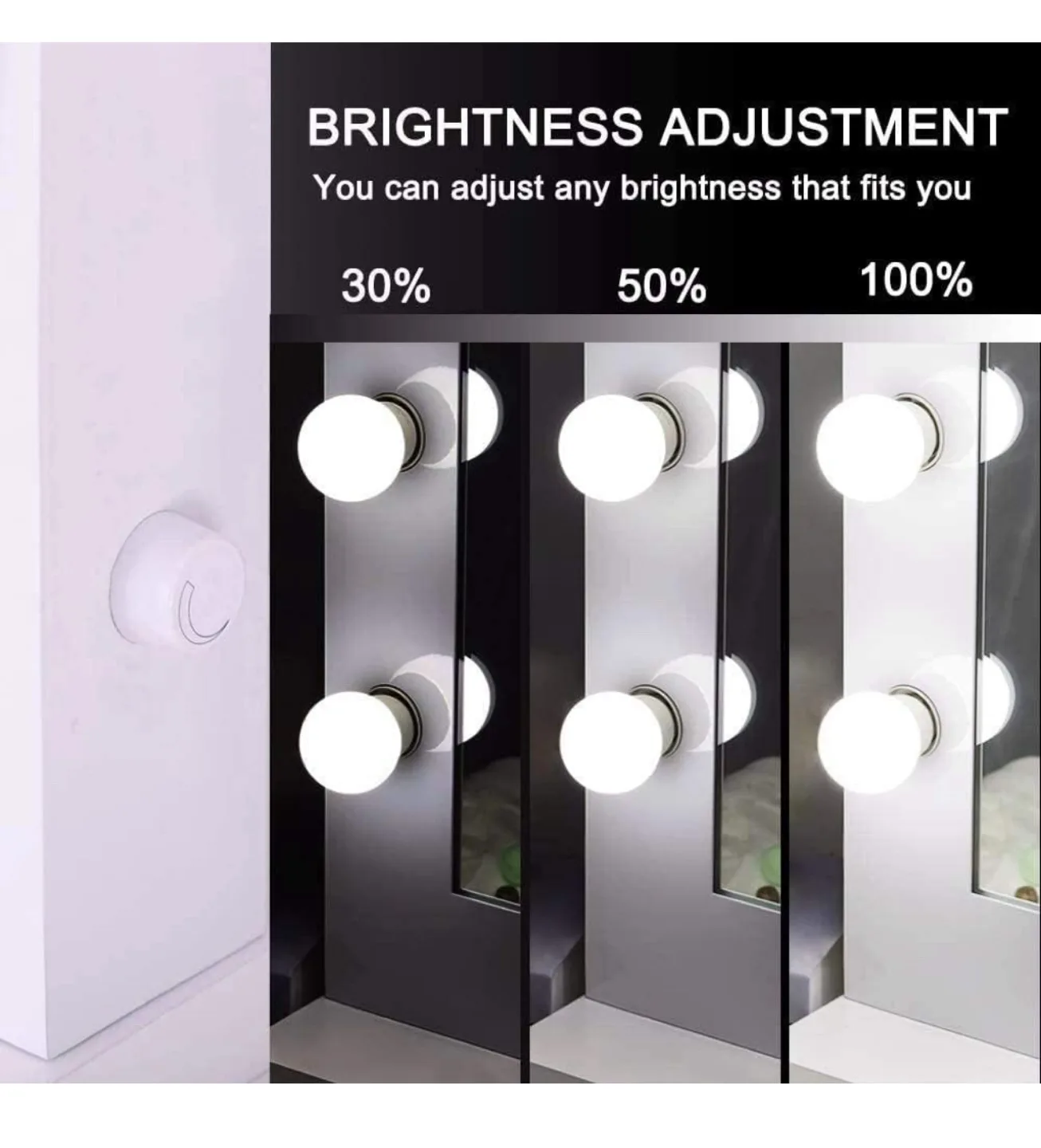 Hollywood Style Vanity Mirror with Lights image indicator(4)