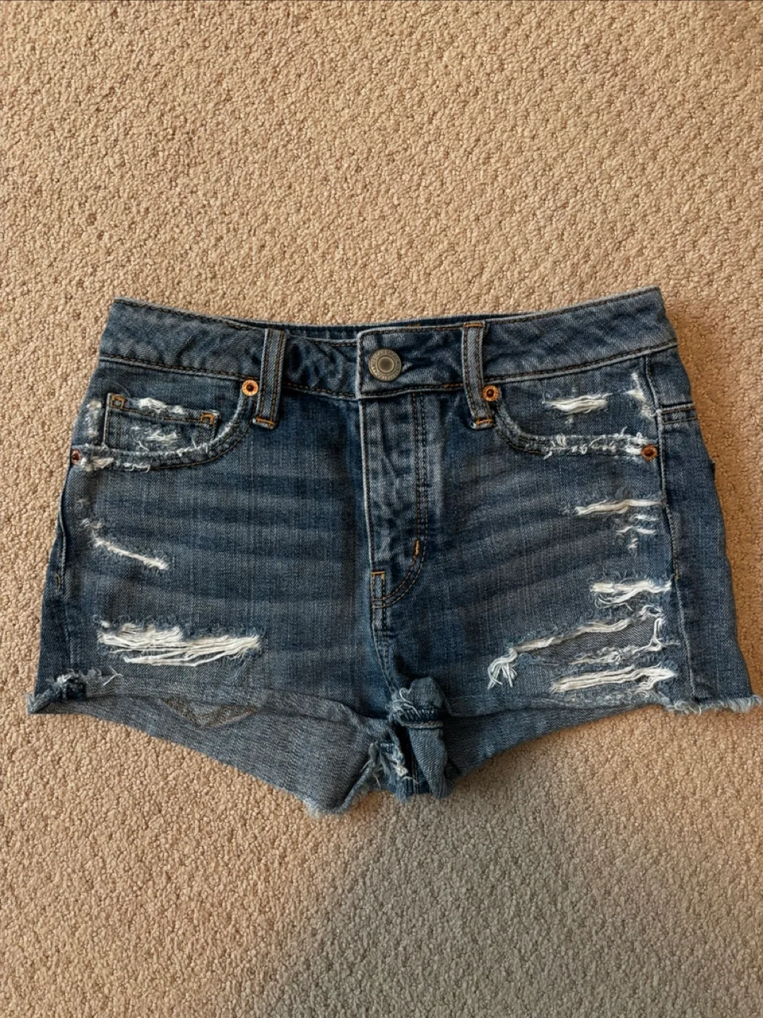American Eagle Denim Shorts - Size 00 thumbnail