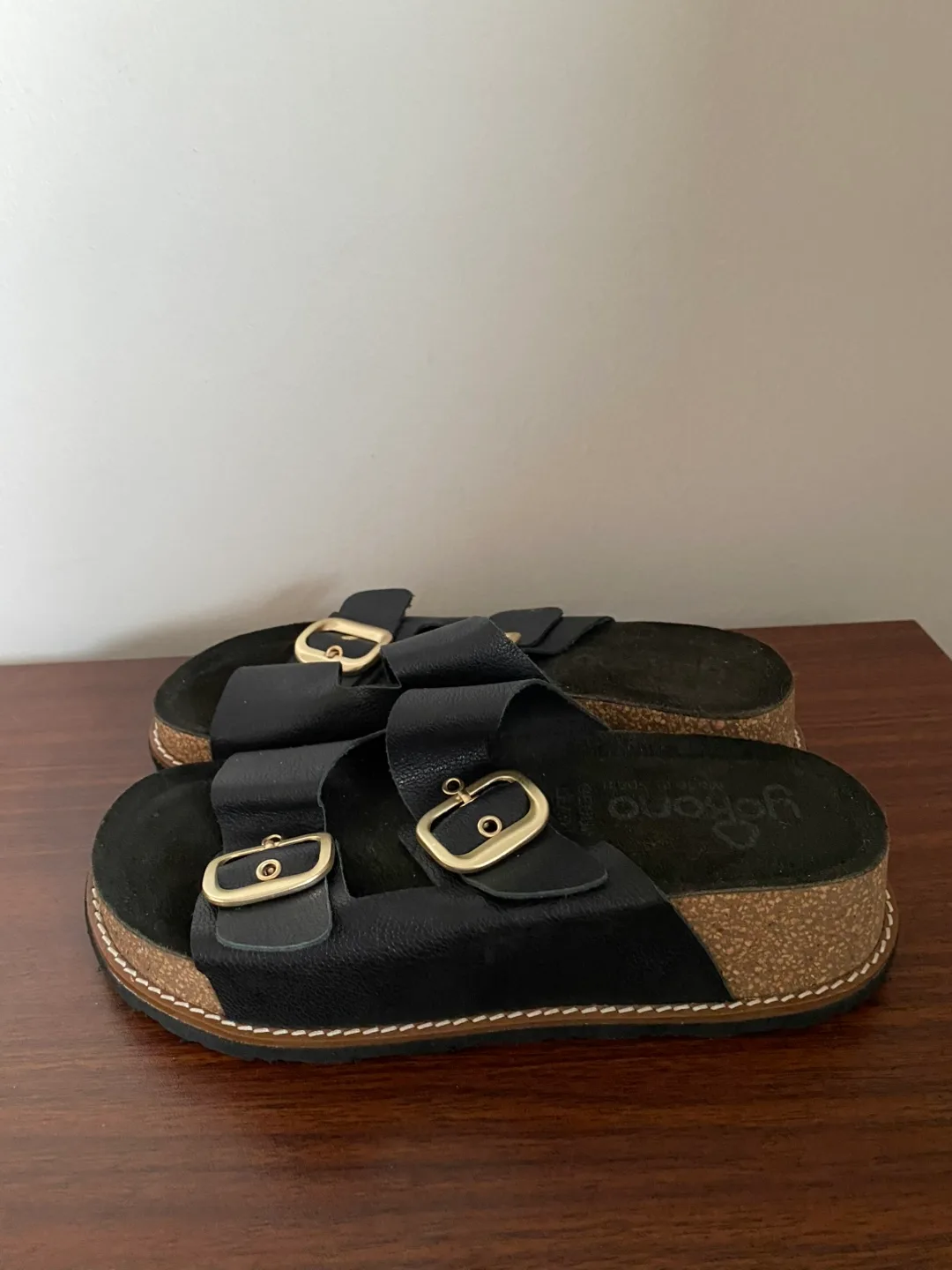 Sandals Yokono Black Leather image indicator(4)