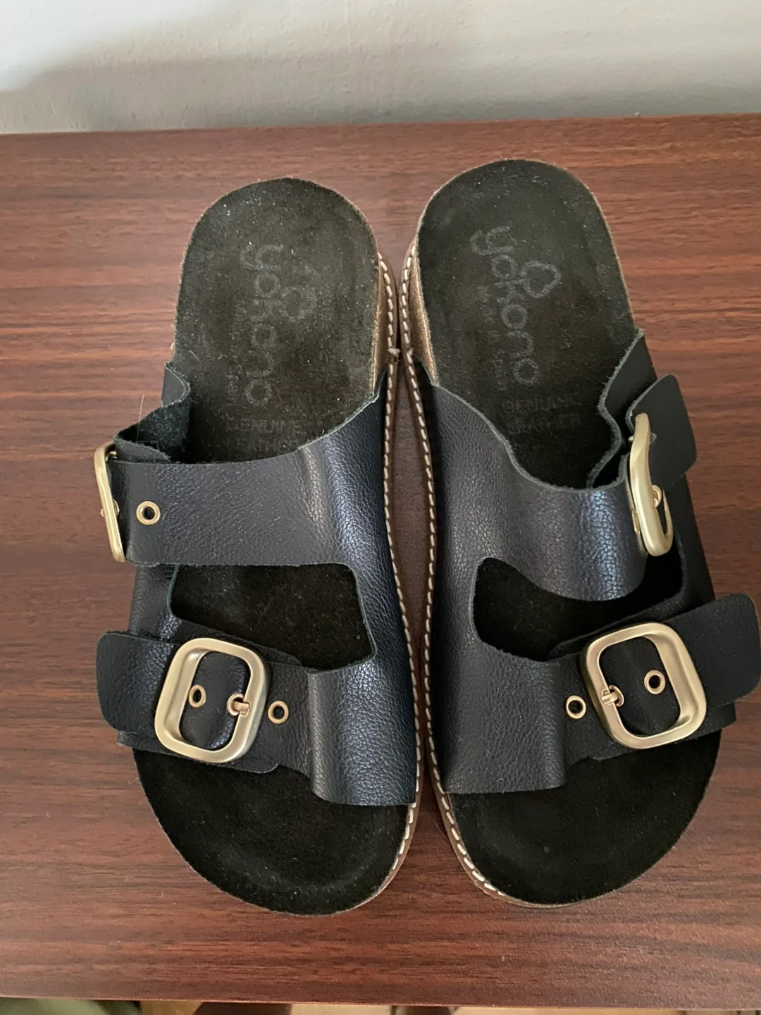 Sandals Yokono Black Leather image indicator(5)