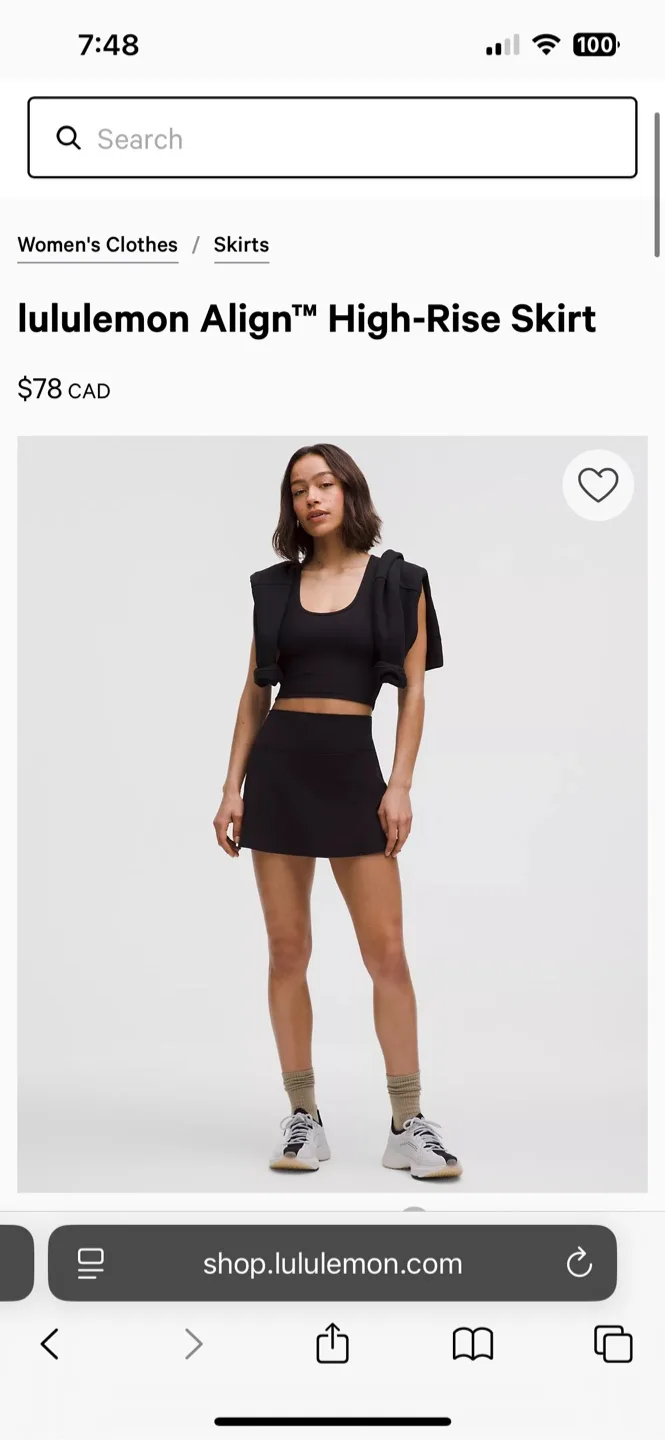 New with tags Lululemon Align High-Rise Skirt - Size 4 thumbnail