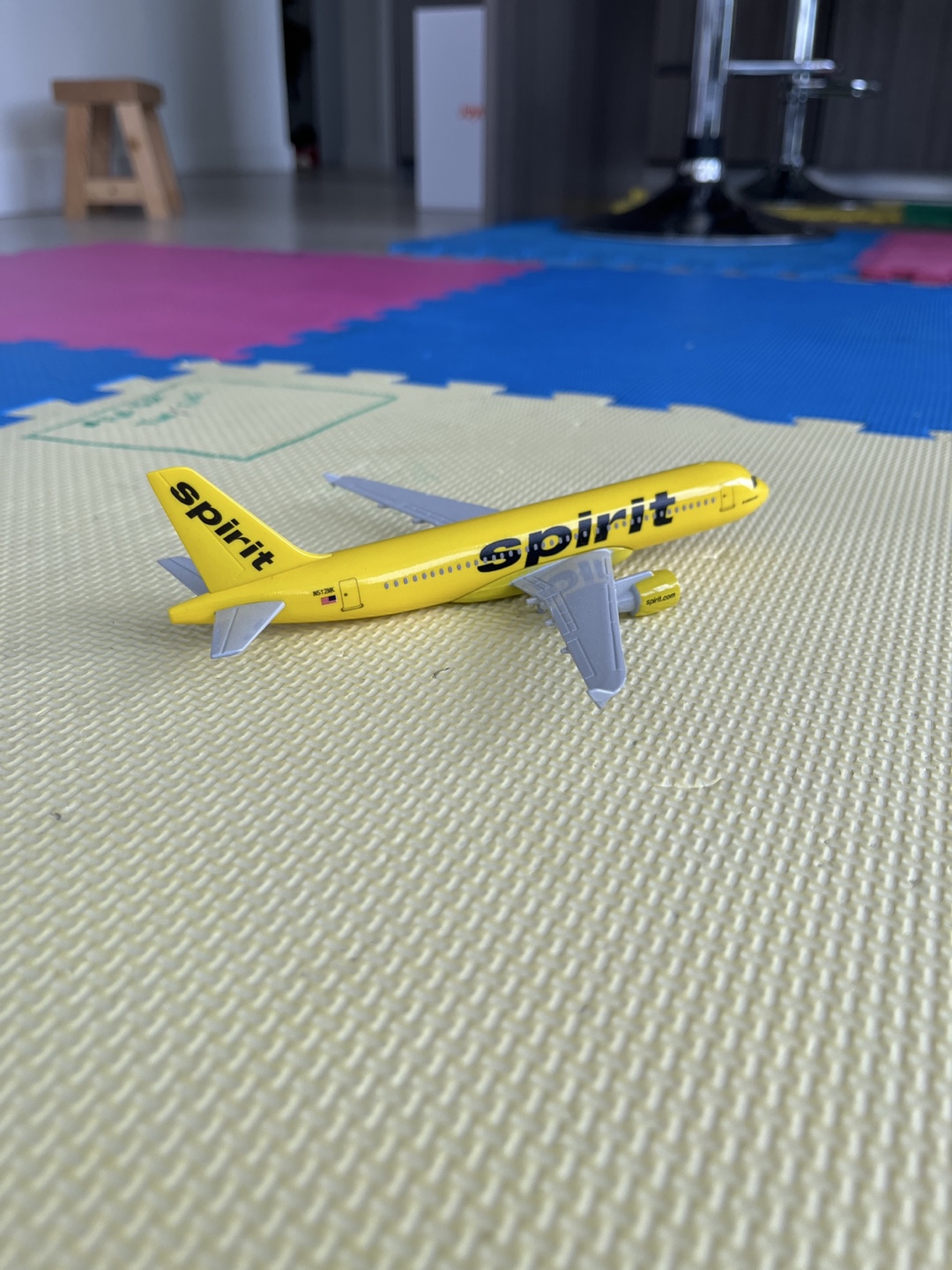 Spirit Airlines Model Airplane