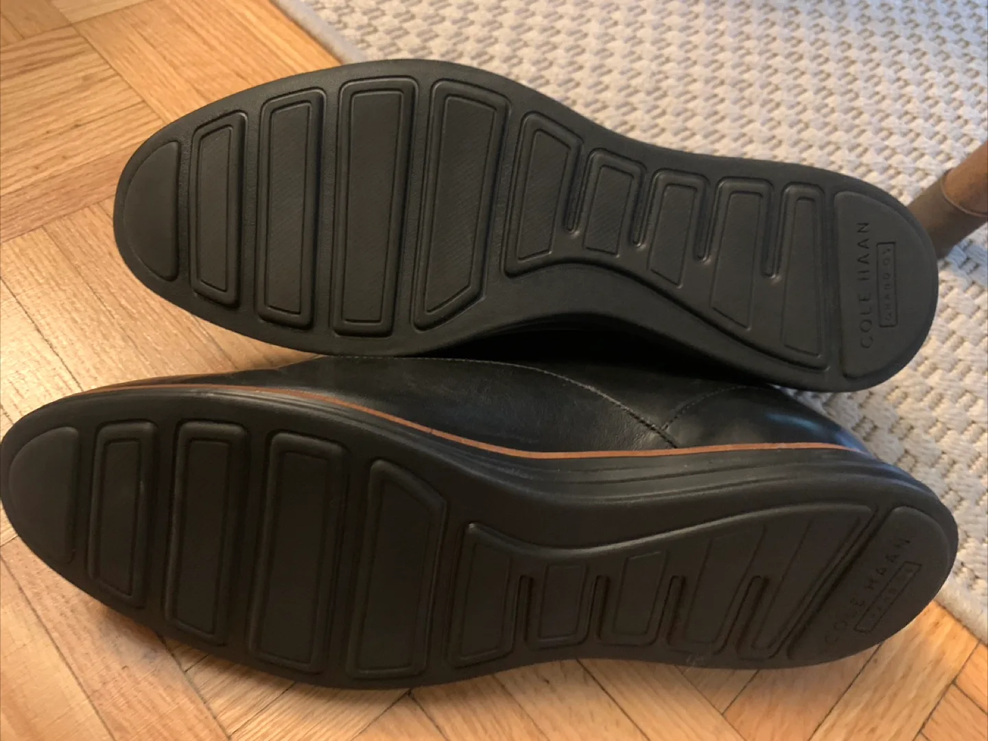 Cole Haan Black Leather Oxfords, Size 8B image indicator(2)