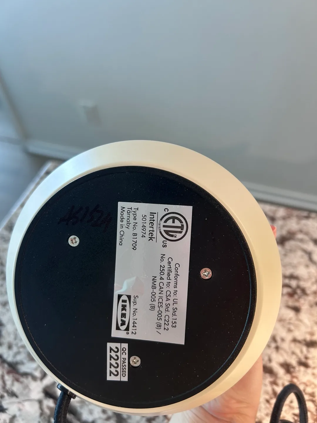 IKEA Tarnaby Dimmable light in beige including lightbulb image indicator(5)